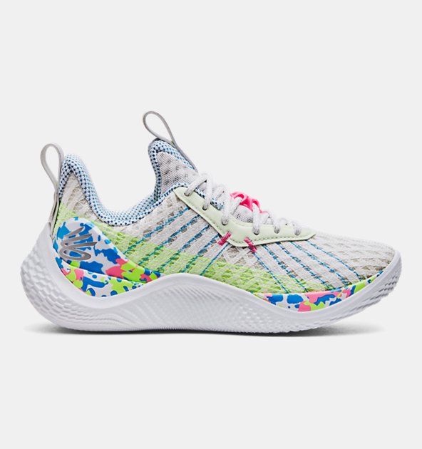 Under Armour Grade School Curry Flow 10 Splash Party Basketball Shoes